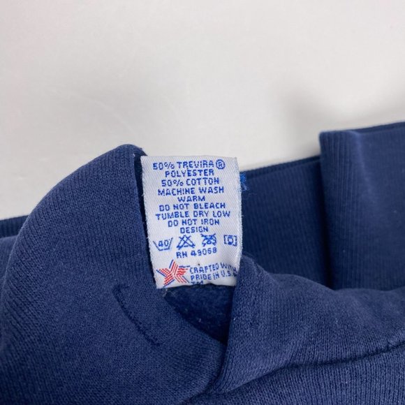 Vintage University of Main Black Bears Hockey Hoodie Sweatshirt Men's Small - Picture 5 of 9